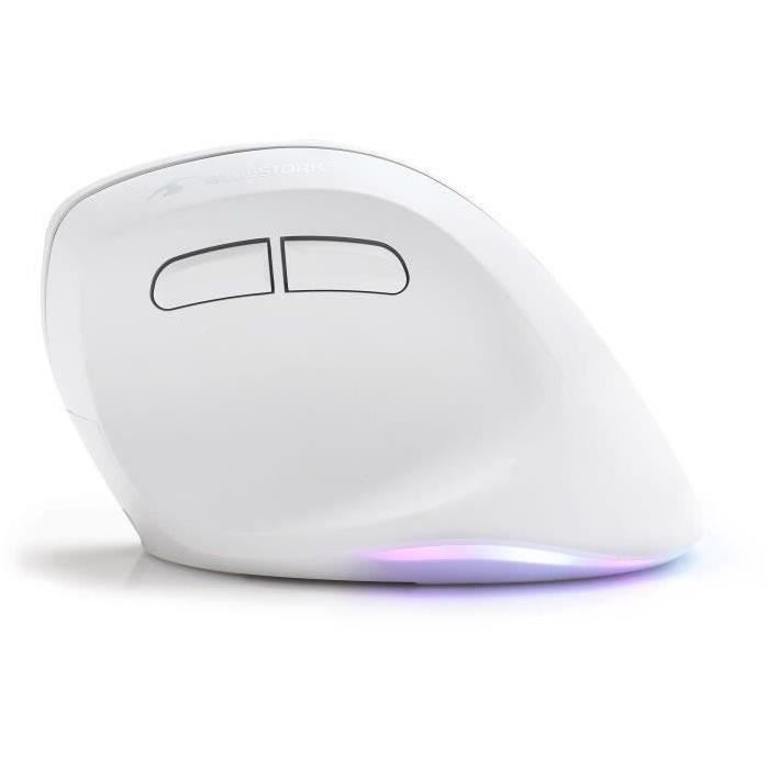 Souris Ergonomique Sans Fil - BLUESTORK - ERGO - Lumineuse - PC/MAC - Noir