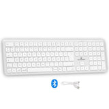 Clavier sans fil Bluetooth - BLUESTORK -  MAC - Full size - Compatible Mac - Blanc