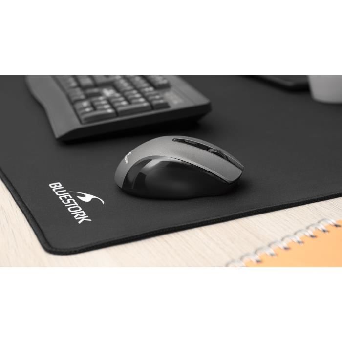 Souris Sans Fil - BLUESTORK - OFFICE 75 - Rechargeable - PC/MAC - Gris