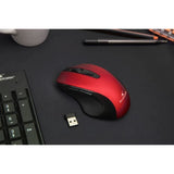 Souris Sans Fil - BLUESTORK - OFFICE 75 - Rechargeable - PC/MAC - Rouge