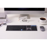 Ensemble Clavier souris sans fil - BLUESTORK - AZERTY - Métal - Silencieux - Touches ciseaux