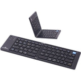 Clavier sans fil pliable - Ordinateur, tablette, smartphone, TV - Touches ciseaux - BLUESTORK - KB-MINI-FOLD/FR - AZERTY - Noir