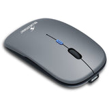 Souris - Sans fil - BLUESTORK - M-WL-OFF105 - Silencieuse - Bluetooth ou dongle 2,4 GHz - Gris/Noir