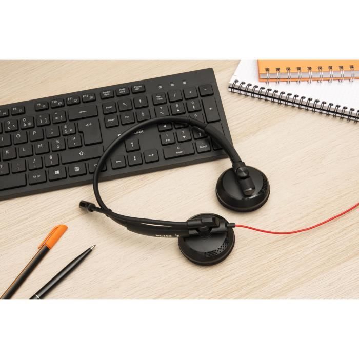 Casque-Micro - BLUESTORK - MC302 - Windows, Mac, Smartphone, Tablette, Consoles ( PS4, Switch, XBOX) - Teletravail Home Office