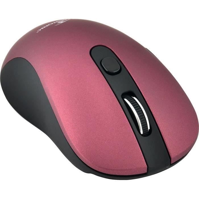 Souris Sans Fil - BLUESTORK - OFFICE 60 - PC/MAC - Violet MÈtallisÈ