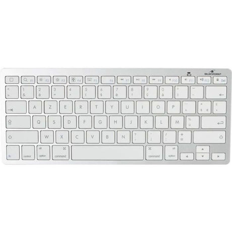 Clavier sans fil Bluetooth - BLUESTORK - MINI MAC - Compact - Compatible Mac - Blanc