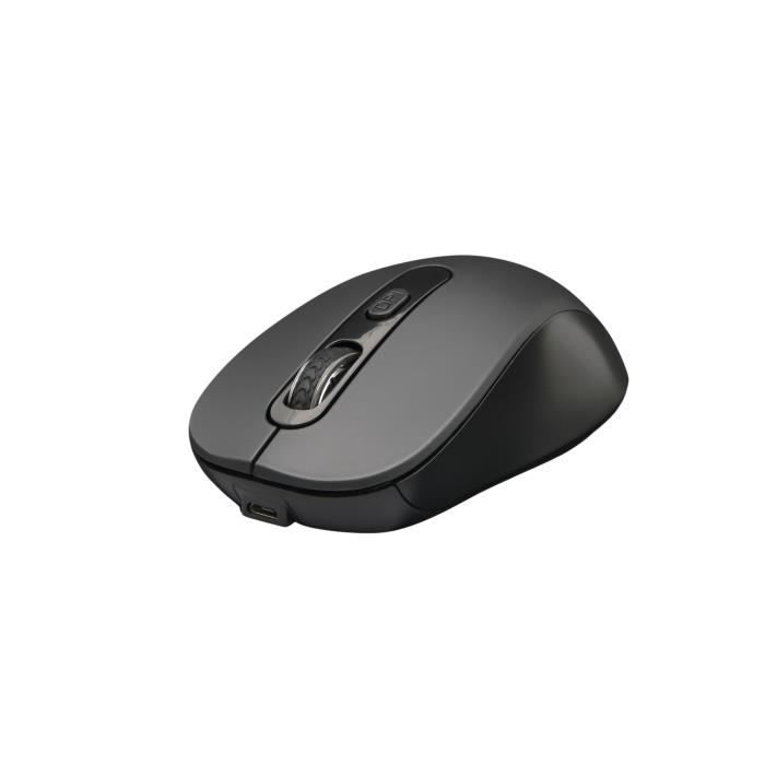 Pack Clavier Souris - BLUESTORK - PACK OFFICE RECHARGEABLE - Sans Fil - Noir