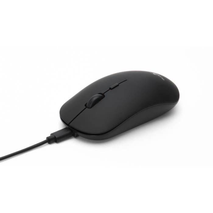 Souris Sans Fil - BLUESTORK - OFFICE 100 - 2.4G + Bluetooth - Rechargeable - PC/MAC - Noir