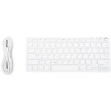 Clavier Sans Fil - BLUESTORK - MINI MAC R - Compact - Rechargeable - Blanc