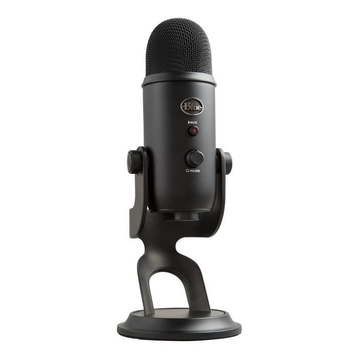 Microphone - Sans fil - LOGITECH G - Yeti - Compatible PC et MAC - Noir