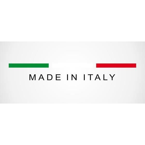 Buffet 3 portes 181 cm - Blanc laqué brillant - Style contemporain - MILANO