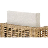 Ensemble repas de jardin CUBO - Table rectangulaire + 6 fauteuils - Structure en acier thermolaqué - 6 places - Bocarnea