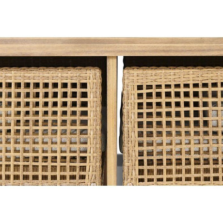 Ensemble repas de jardin CUBO - Table rectangulaire + 6 fauteuils - Structure en acier thermolaqué - 6 places - Bocarnea