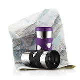 Mug de voyage isotherme - BODUM - Travel Mug - Inox double paroi - Couvercle a vis hermétique - 0.35 l - Noir