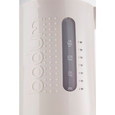 Bouilloire électrique - BODUM - BISTRO - 1300 W - 1 L - Socle 360° - Blanc