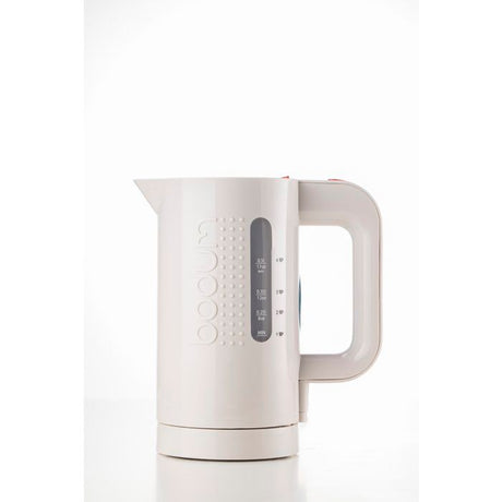 Bouilloire électrique - BODUM - BISTRO - 1300 W - 1 L - Socle 360° - Blanc