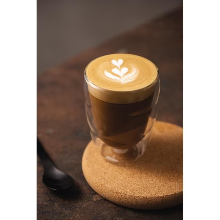 Set 6 verres thermo - BODUM - Pilatus - Double paroi - 0.25 l - Transparent