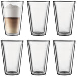 Set 6 verres thermo - BODUM - Canteen - Double paroi - 0.4 l - Transparent