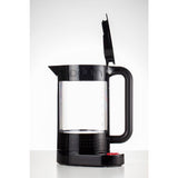 Bouilloire électrique double paroi - BODUM - BISTRO - 1500 W - 1,1 L - 5 températures - Intérieur en verre - Noir