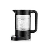 Bouilloire électrique double paroi - BODUM - BISTRO - 1500 W - 1,1 L - 5 températures - Intérieur en verre - Noir