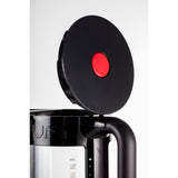 Bouilloire électrique double paroi - BODUM - BISTRO - 1500 W - 1,1 L - 5 températures - Intérieur en verre - Noir