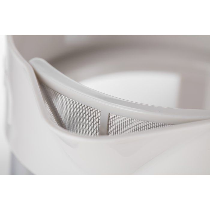 Bouilloire électrique double paroi - BODUM - BISTRO - 1500 W - 1,1 L - 5 températures - Intérieur en verre - Blanc