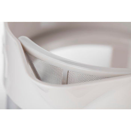 Bouilloire électrique double paroi - BODUM - BISTRO - 1500 W - 1,1 L - 5 températures - Intérieur en verre - Blanc