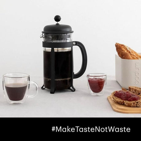 Cafetiere a piston - BODUM - Java - Monture et couvercle en plastique - 3 tasses - 0.35 l - Blanc creme