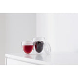 Set 2 gobelets - BODUM - Pavina To Go - Double paroi plastique - Couvercle hermétique - 20 cl - Transparent