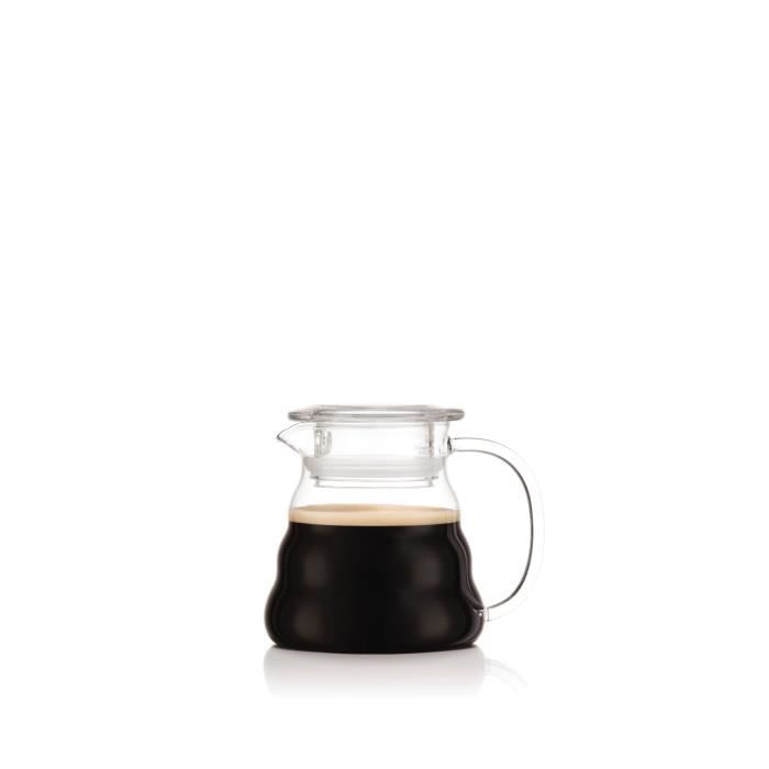 MELIOR Cafetiere, filtre permanent maille inox, 5 tasses, 0.6 l