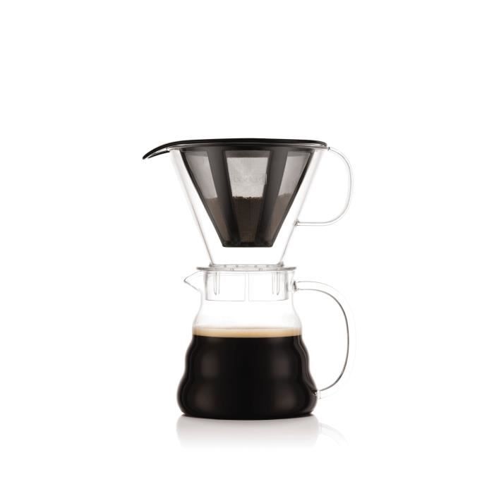 MELIOR Cafetiere, filtre permanent maille inox, 5 tasses, 0.6 l
