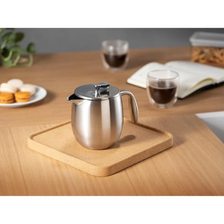Cafetiere a piston - BODUM - Columbia - Double paroi - 4 tasses - 0.5 l - Inox - Mat