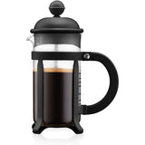 Cafetiere a piston - BODUM - Java - Monture et couvercle en plastique - 3 tasses - 0.35 l - Noir