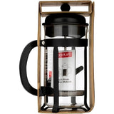 Cafetiere a piston - BODUM - Java - Monture et couvercle en plastique - 8 tasses - 1 l - Noir