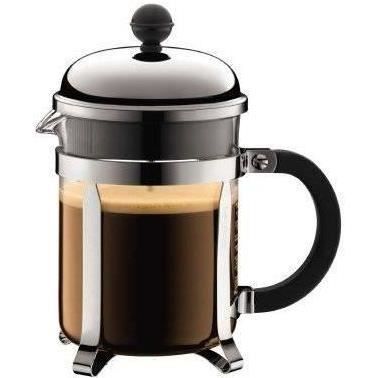 CHAMBORD - Cafetiere a piston BODUM , 4 tasses, 0.5 l, acier inox