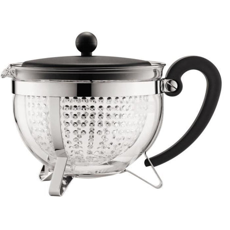 Théiere - BODUM - Chamboard - Tamis plastique - 1.3 l - Noir