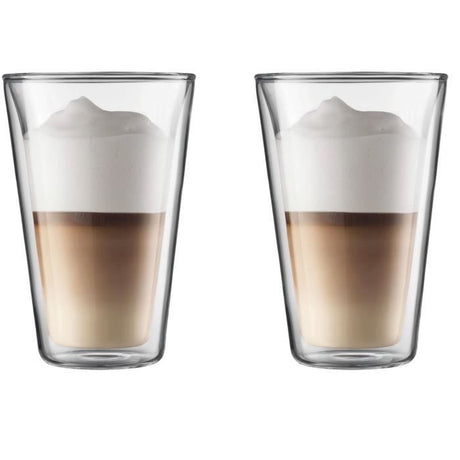 Set 2 verres - BODUM - Canteen - Double paroi - 0.4 l - Transparent