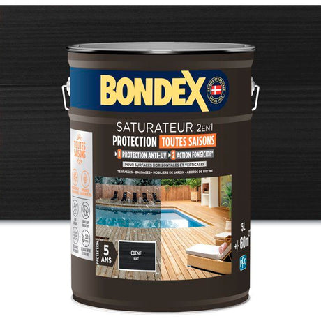 Saturateur 2 en 1 - BONDEX - Ebene mat - 5 L