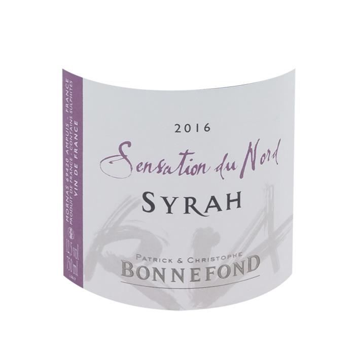 Domaine Bonnefond Sensation du Nord 2016 Vin de France - Vin rouge de la Vallée du Rhône
