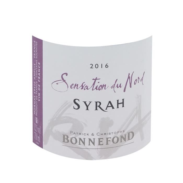 Domaine Bonnefond Sensation du Nord 2016 Vin de France - Vin rouge de la VallÈe du RhÙne