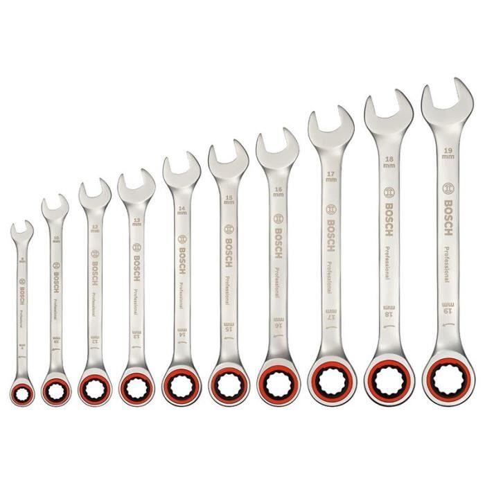 Bosch Professional - Set de clés plates