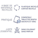 Recharges absorbeur - BOSTIK - Respire - 2 tablettes - Jusqu'a 25 m˛ - Sans parfum - 2 x 250 g