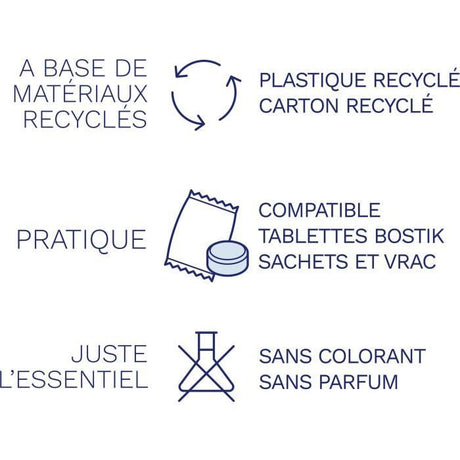 Recharges absorbeur - BOSTIK - Respire - 2 tablettes - Jusqu'a 25 m˛ - Sans parfum - 2 x 250 g