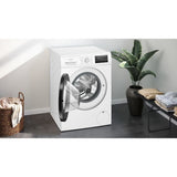 Lave-linge hublot SIEMENS WM14N248FR iQ300 - 8 kg - Induction - L60cm - 1400 trs/min - Classe A - Vapeur- Blanc