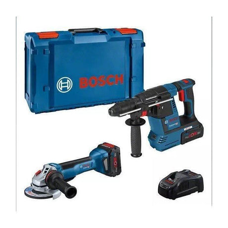 COMBO KIT 2 OUTILS 18V : GWS 18V-10 P+ GBH 18V-26+ ProCORE18V 2x5,5Ah + GAL 1880