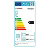Four intégrable combi vapeur - BOSCH - HRG7764B1 - 71L - Pyrolyse - Écran TFT tactile