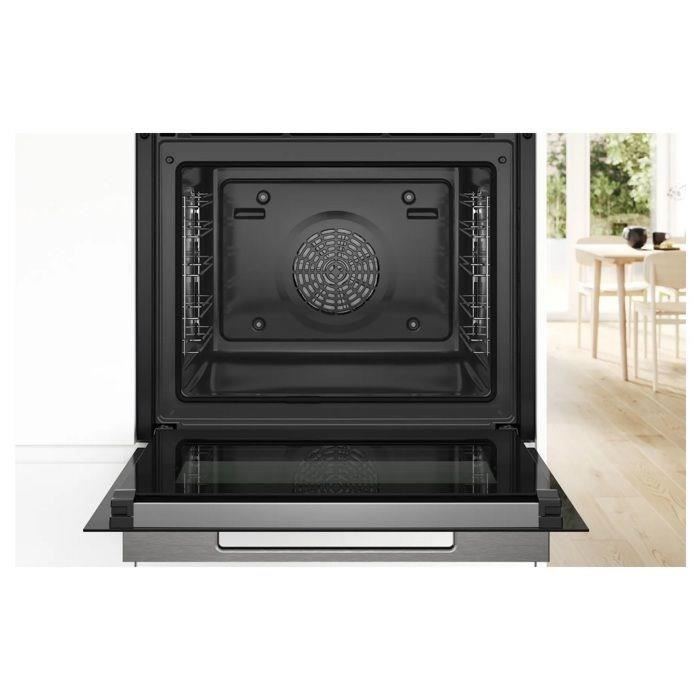 Four intégrable combi vapeur - BOSCH - HRG7764B1 - 71L - Pyrolyse - Écran TFT tactile