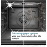 Four intégrable combi vapeur - BOSCH - HRG7764B1 - 71L - Pyrolyse - Écran TFT tactile