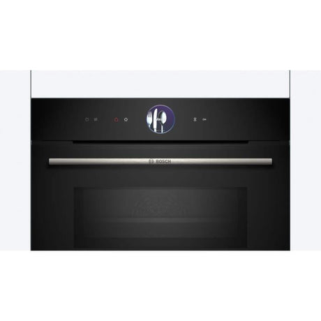 Four combiné micro-ondes encastrable BOSCH SER8 - CMG7761B1 - Noir - 45 L - 20 modes de cuisson