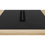 Bosch Table de cuisson aspirante induction 60cm 4 foyers 7400w noir - PVS611B16E